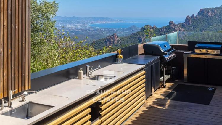 Villa contemporaine - 5 chambres, vue mer et montagne