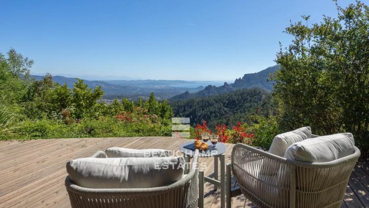 Villa contemporaine - 5 chambres, vue mer et montagne